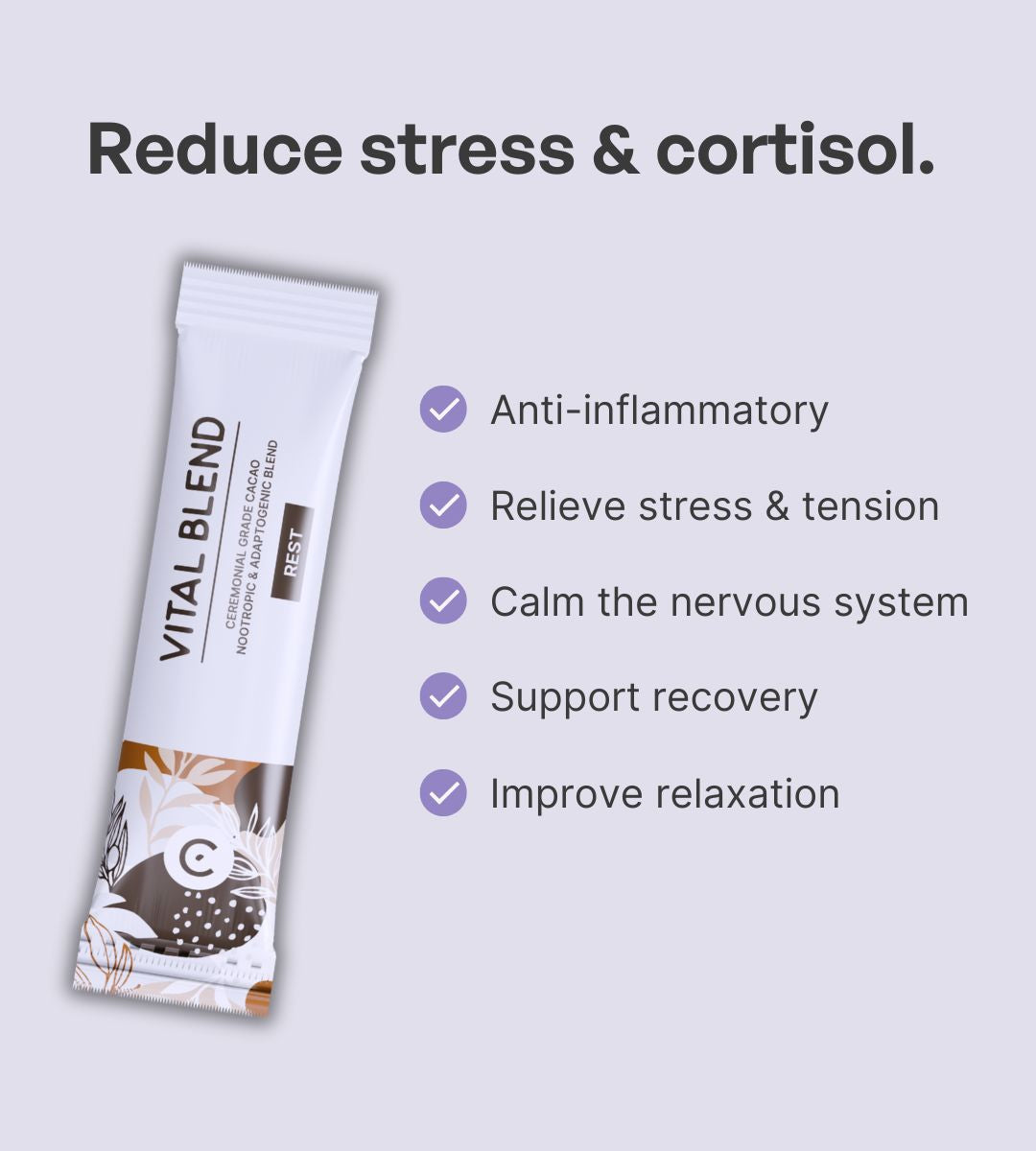 REST - CACAO & ADAPTOGEN BLEND (30 SERVES)