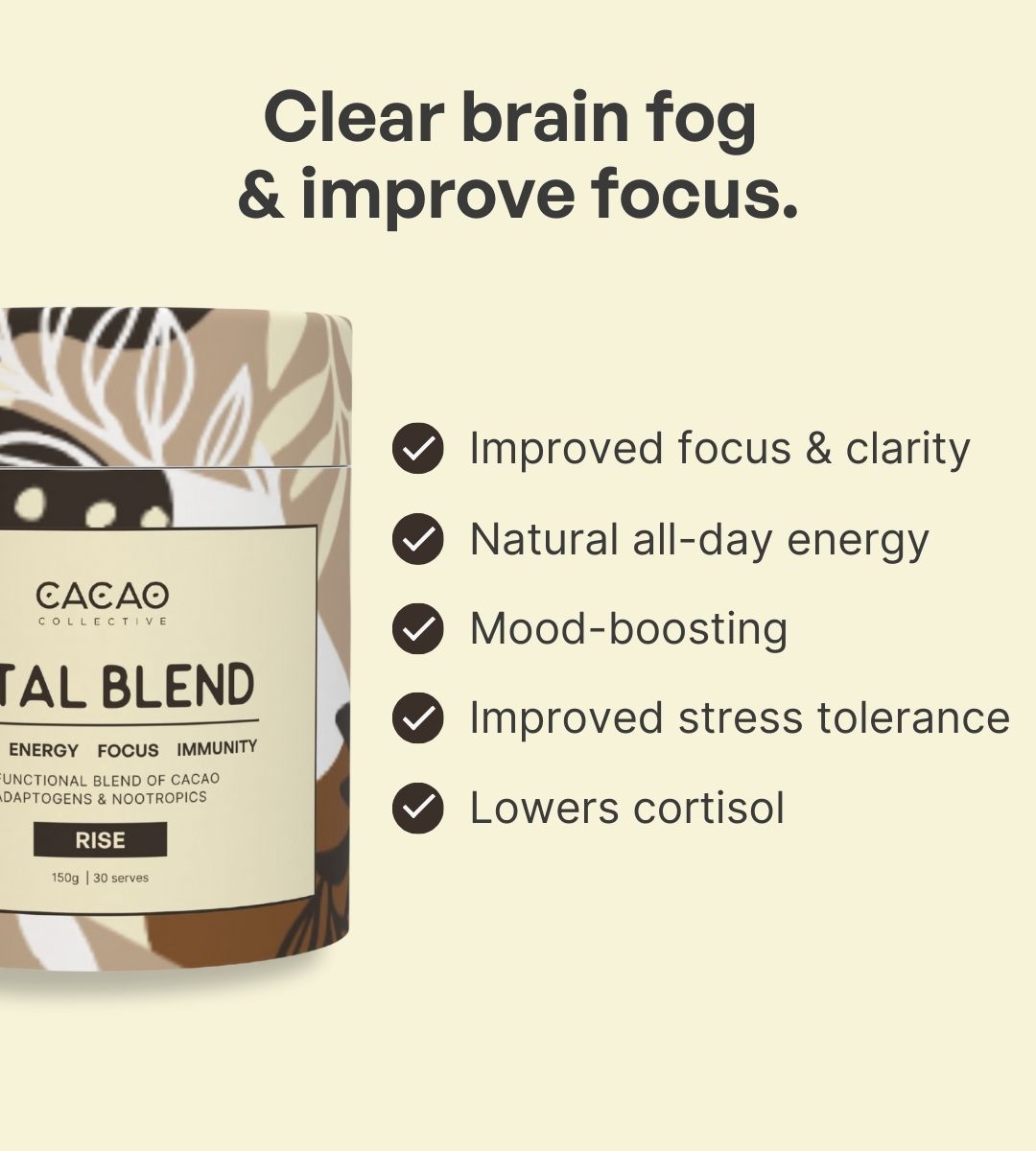 VITAL RISE - cacao & adaptogens
