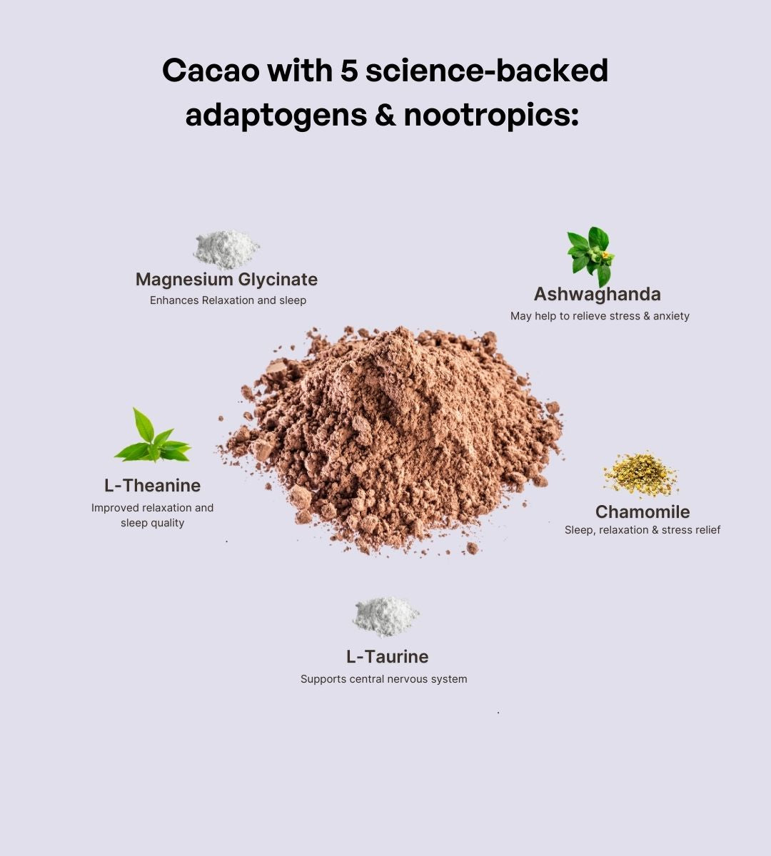 REST - CACAO & ADAPTOGEN BLEND (30 SERVES)