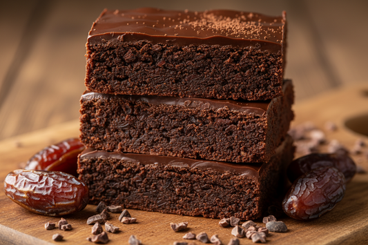 No-Bake Cacao Date Slice